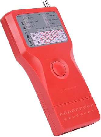 5-in-1 Multi Functional Cable Tester for on Off Status, Short Circuit, Open Circuit (RJ45 + RJ11 + USB + 1394 + BNC) - Image 4