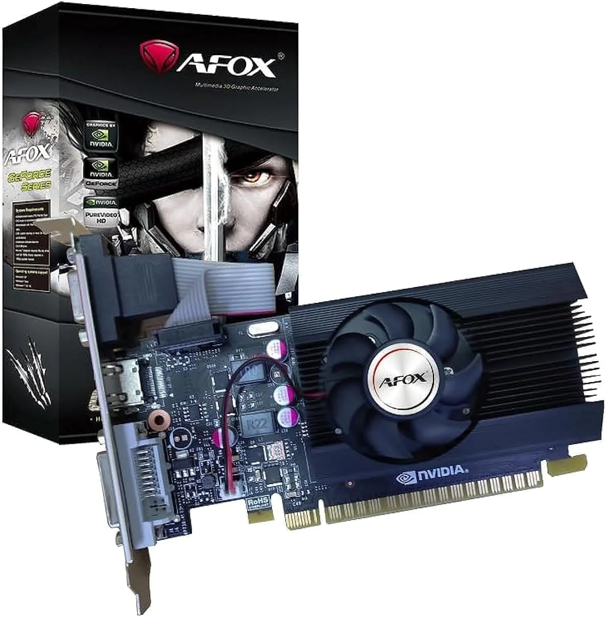 Afox NVIDIA GeForce GT710 4GB GDDR3 Graphics Card (GT710-4096D3L7-V1)