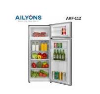 Ailyons ARF-112 112L Double Door Refrigerator – Energy-Efficient Compact Fridge with Low Noise Cooling, Adjustable Shelves and Fast Cooling for Home & Office Office - Image 2