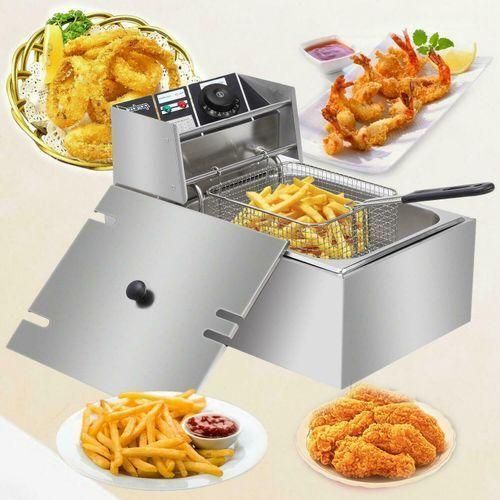 AILYONS EH81 6L Stainless Steel Electric Deep Fryer – Fast Fry, Durable & Easy to Clean, Perfect for Home or Small Restaurant Use - Image 2
