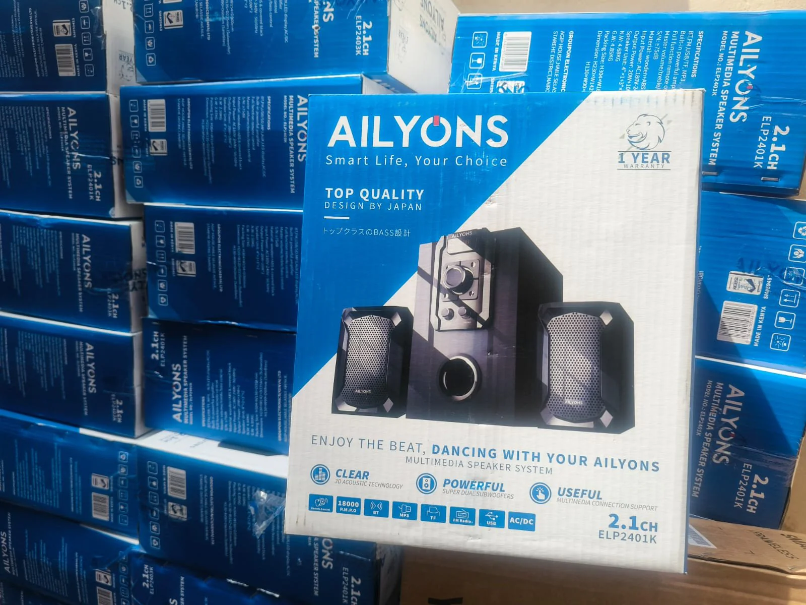 Ailyons ELP2401K 2.1CH SubWoofer 15000W Multimedia Speaker System - Image 3