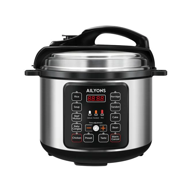 Ailyons LS-A1 5L Automatic Electric Digital Pressure Cooker-Smart 5-Litre Electric Pressure Cooker with Fast Cooking, Digital Controls, and Energy-Efficient Performance