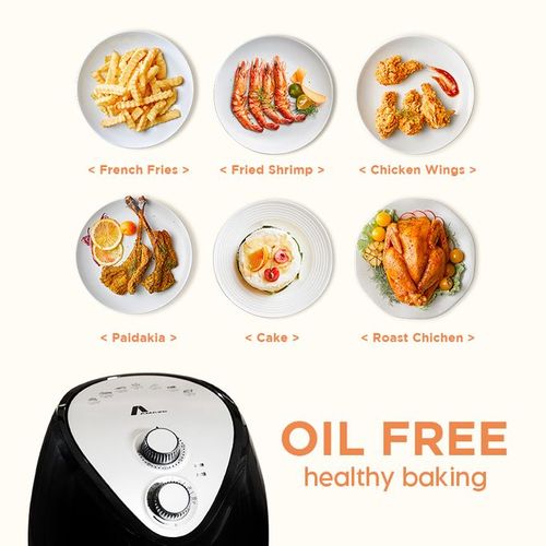 Amaze AF-346D Electric Air Fryer  - 5Liters, 200°c Max temperature & 60min Timer, 1-Year Warranty - Image 3