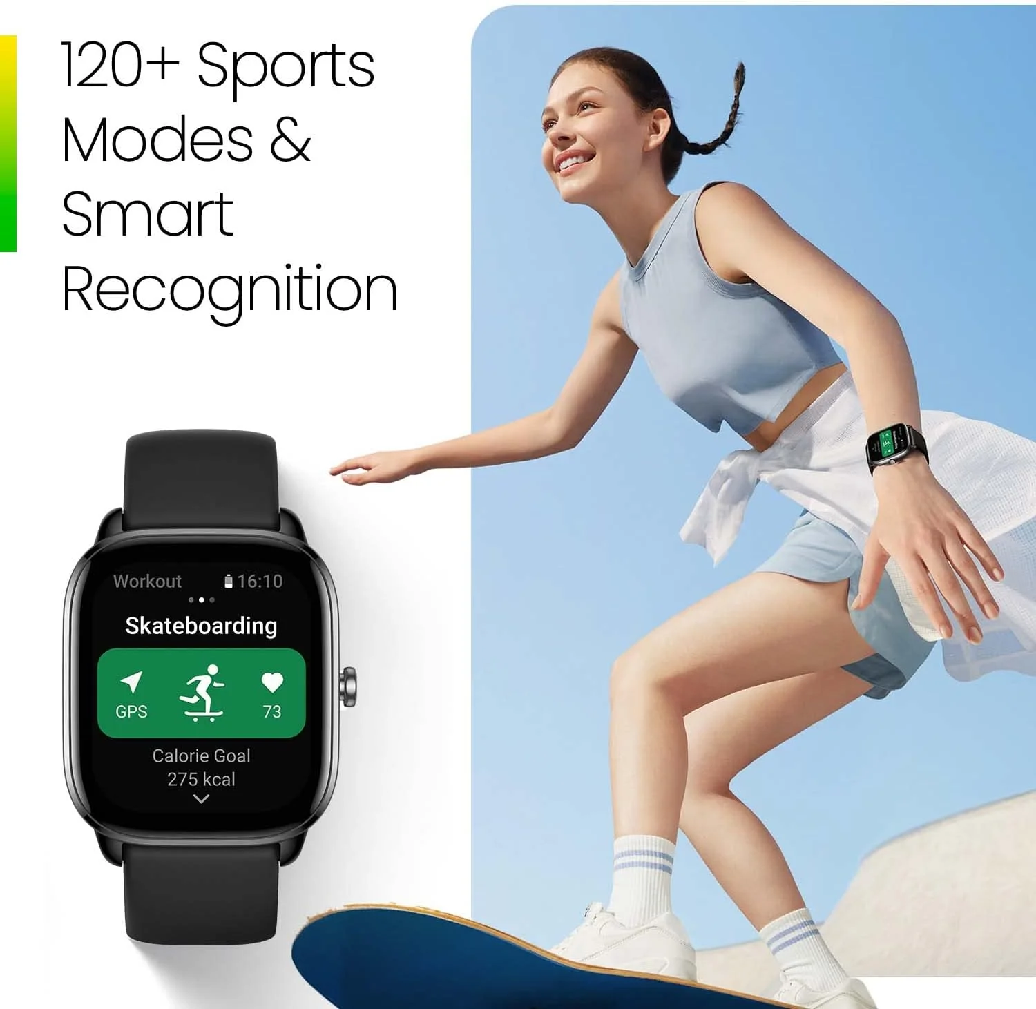 Amazfit GTS 4 Mini Smart Watch, Alexa Built-in, GPS, Fitness Tracker with 120+ Sport Modes, 15-Day Battery Life, Heart Rate Blood Oxygen Monitor, Android & iPhone Compatible - Image 6