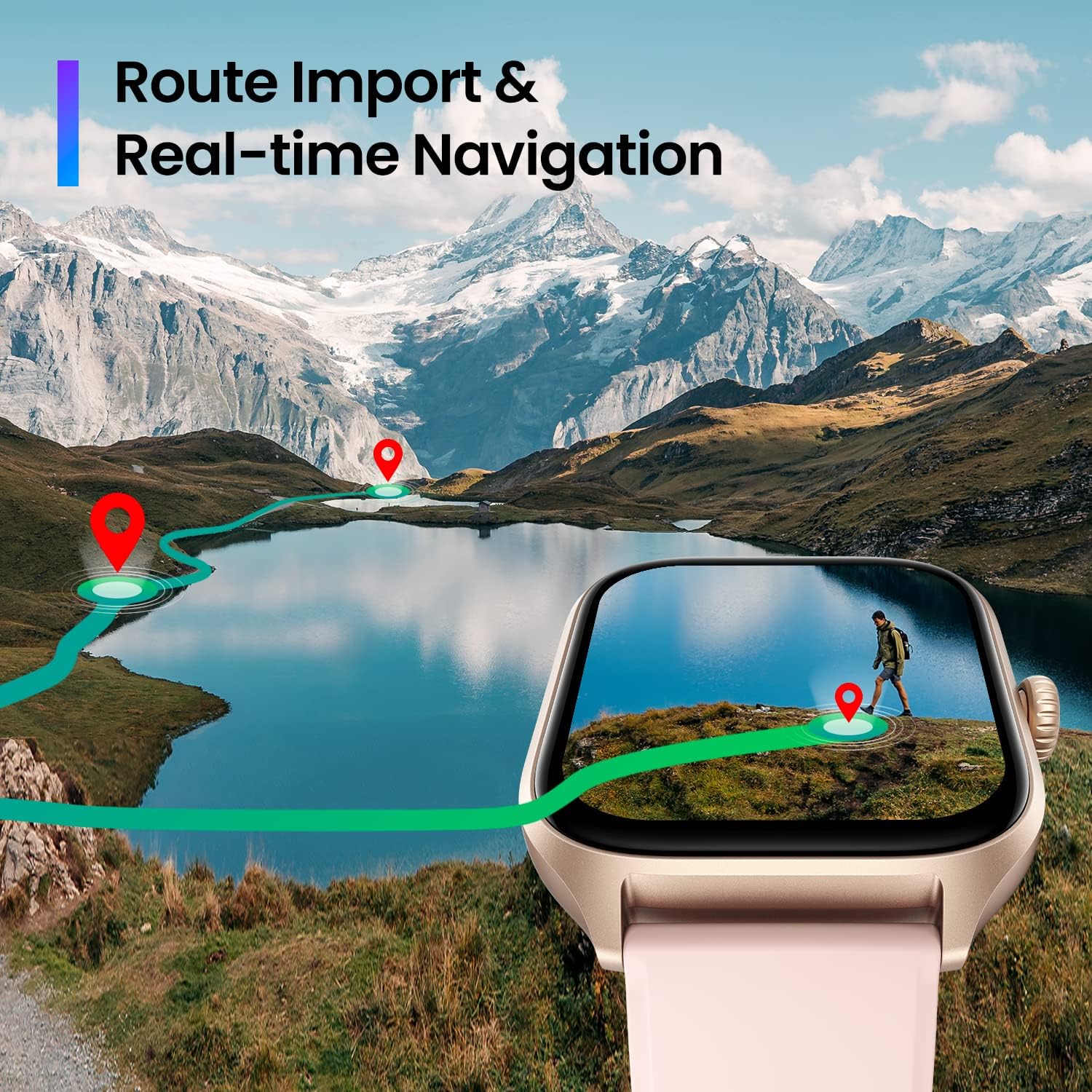 Amazfit GTS 4 Smart Watch 43mm Alexa Built-In, GPS, Bluetooth Calls & Text, 8-Day Battery Life, Heart Rate & Sleep Tracking, AI Fitness App & 150+ Sports Modes - Image 3