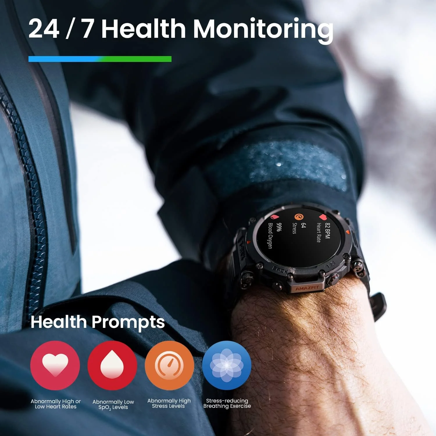 Amazfit T-Rex Ultra Military-Grade Outdoor Smart Watch 47mm - Image 5