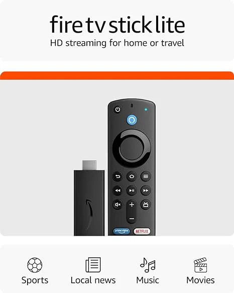 Amazon Fire TV Stick Lite Streaming Device – Essential entertainment device that allows easy access to streaming apps and content on your TV - Image 2