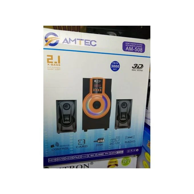 Amtec AM-508 2.1CH 3000W Sub Woofer Sound System - Image 3