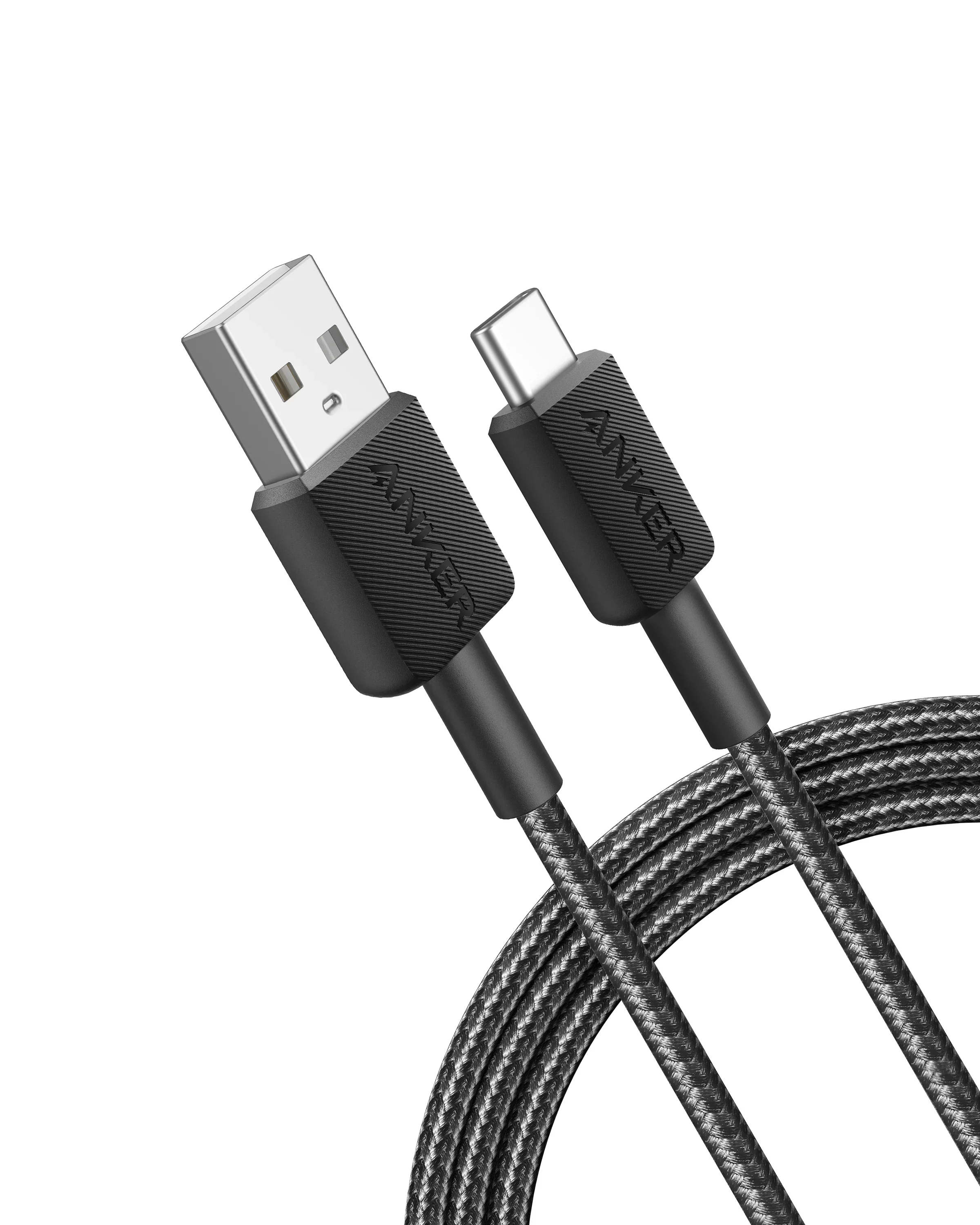 Anker 322 USB-A to USB-C Braided Charging 15W Cable (3ft) - Image 3