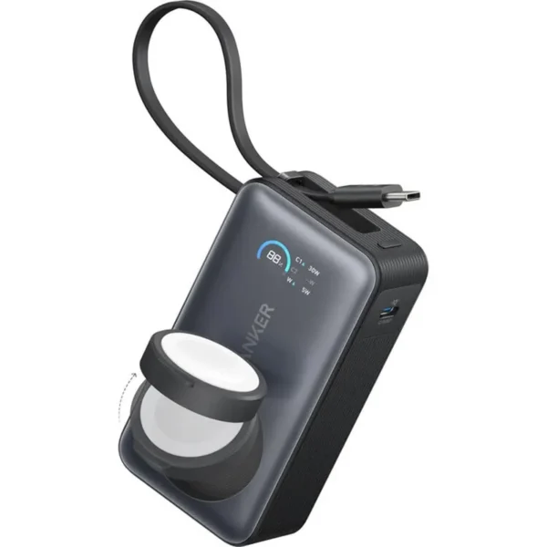 Anker A1657H11 35W 10000mAh MagGo power bank- Provides fast and reliable portable charging, keeping your devices powered throughout the day with convenient magnetic wireless support - Image 2
