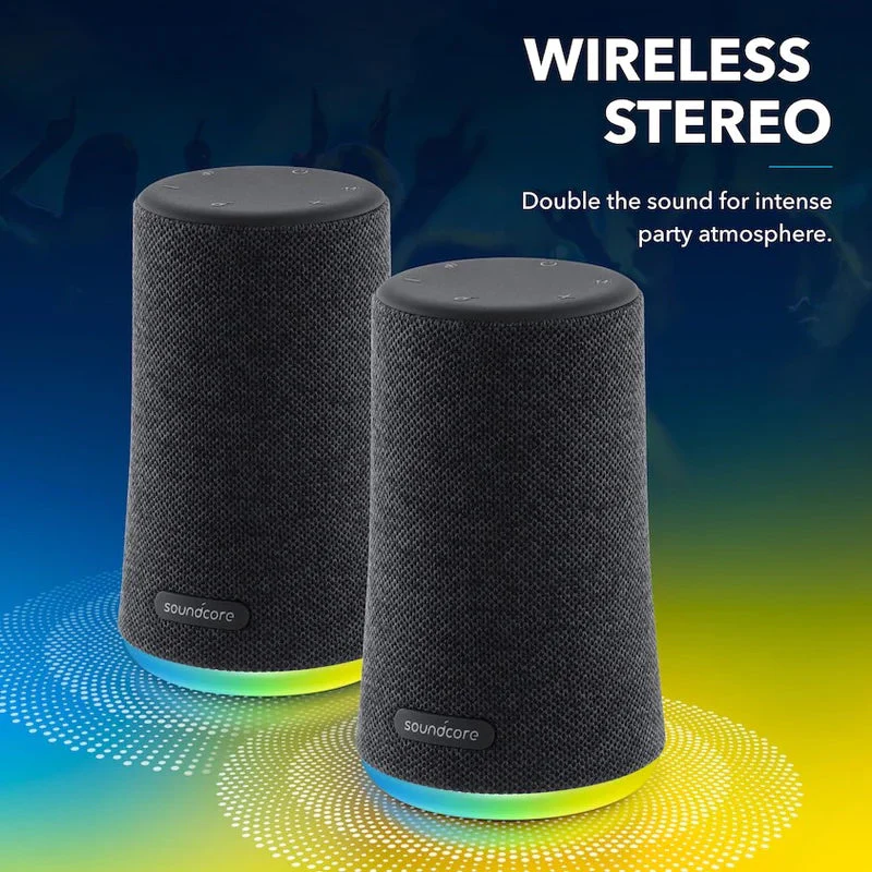 Anker A3162H11 Soundcore Flare+ Bluetooth Speaker - IP67 Dustproof, 360 Degrees Sound - Image 5