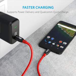 Anker (A8187H91) Powerline+ USB-C to USB-C 2.0 3ft Cable - Image 2