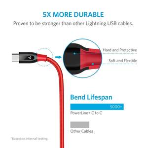 Anker (A8187H91) Powerline+ USB-C to USB-C 2.0 3ft Cable - Image 4