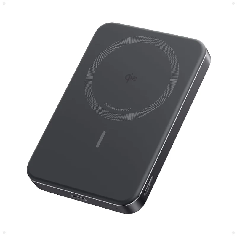 Anker MagGo A1664H11 Power Bank 10000mAh Slim- Portable magnetic wireless charging power bank for fast, on-the-go device power backup and convenience