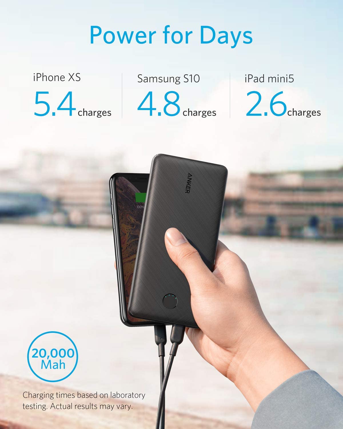 Anker PowerCore Metro Essential 20000 PD - Black Fabric (A1281H11) - Image 3