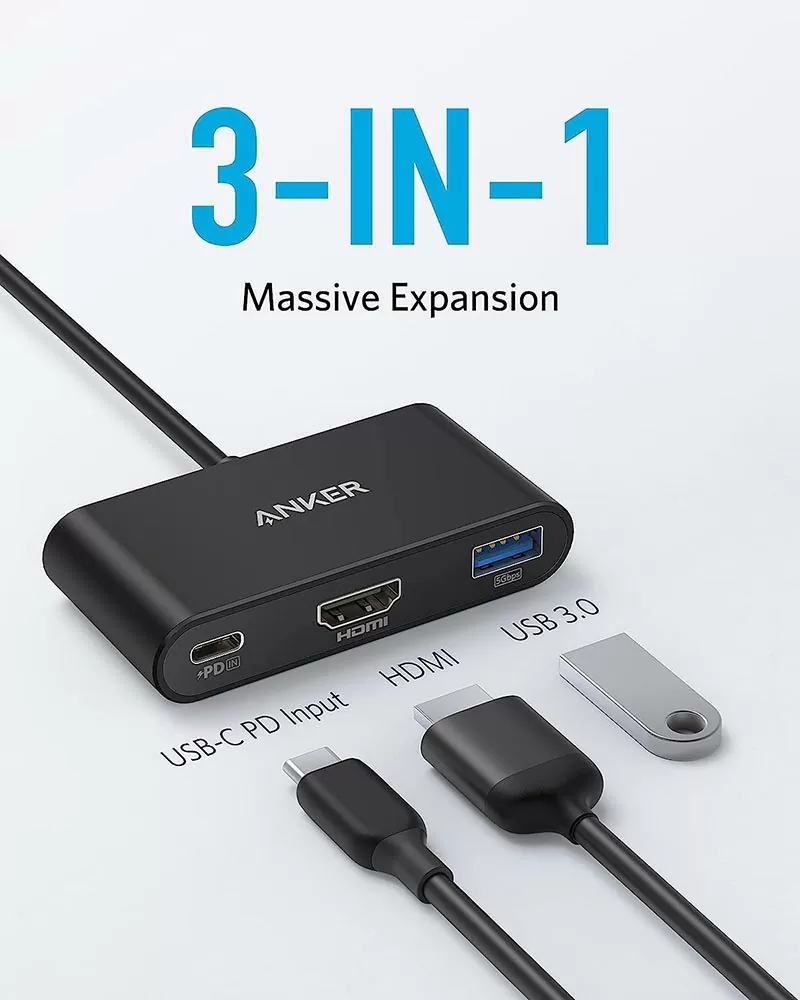 Anker PowerExpand 3-in-1 USB-C PD Hub - Image 2