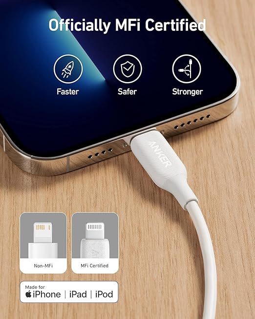 Anker Powerline III Lightning Cable, Ultra Durable USB A to Lightning Cable(3FT) - Image 2