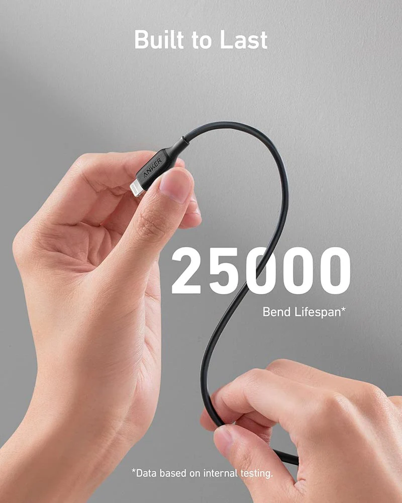 Anker Powerline III Lightning Cable, Ultra Durable USB A to Lightning Cable (6FT) - Image 3