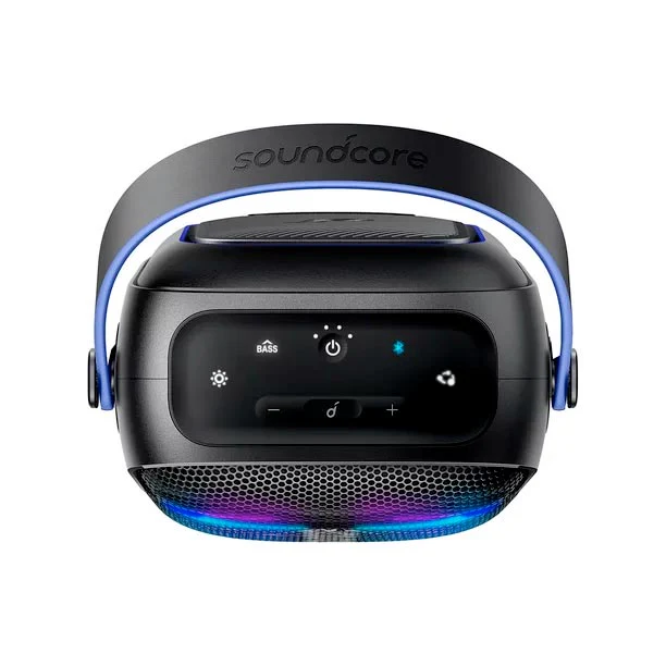 Anker Soundcore Rave Neo 2 Bluetooth Speaker (A33A1Z11) - 80W Stereo Sound, PartyCast 2.0, Light Show, IPX7 Waterproof (Floats on Water) 18H Playtime, Customizable EQ & Bass Up for Party, Tailgating, Backyard - Image 3