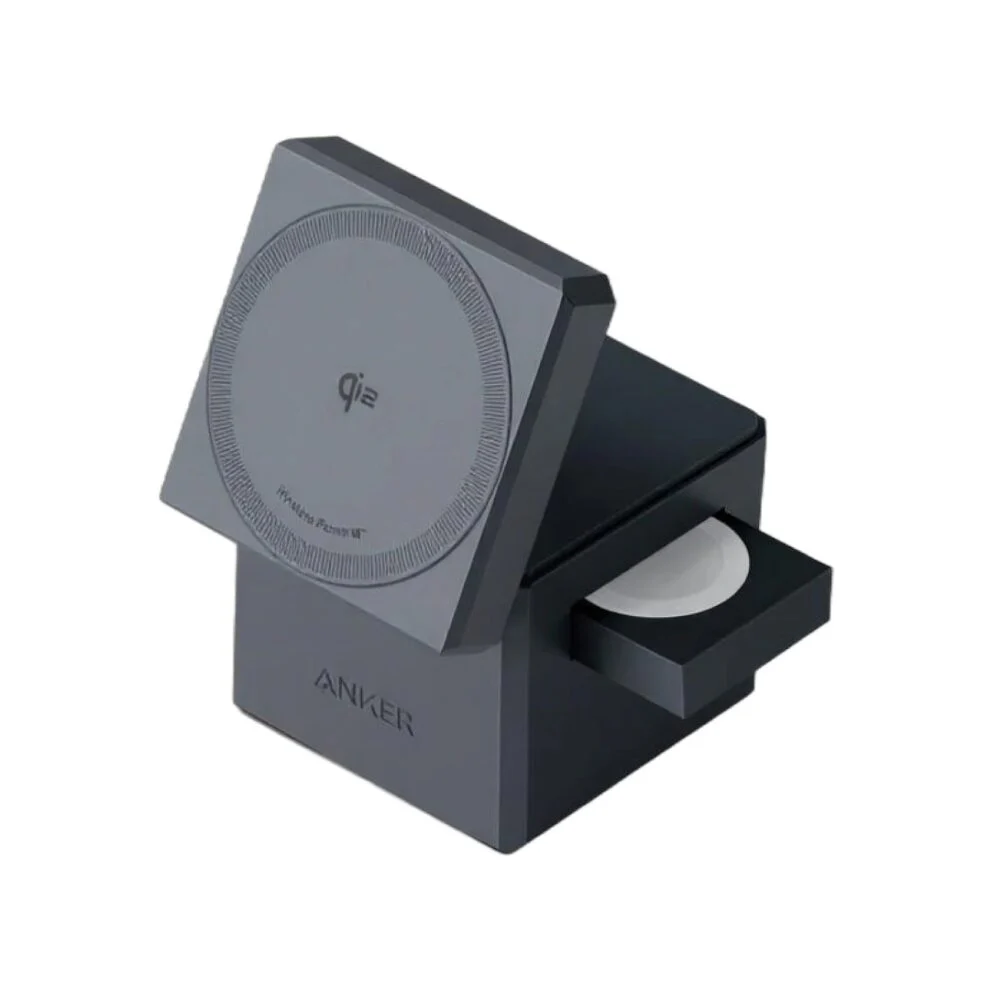 Anker Y1811KA1 3-in-1 Cube with MagSafe Charging Station – Wireless Charging Dock for iPhone, Apple Watch, and AirPods with Fast Charging for Home, Office, and Travel Use - Image 2