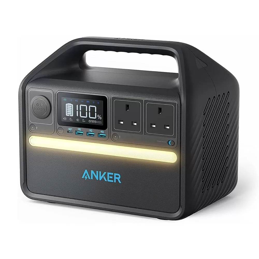 Anker A1751211 PowerHouse 535 512Wh 500W Portable Power Station – High Capacity Backup Power Supply for Home, Outdoor, Camping, Emergency, and Professional Use