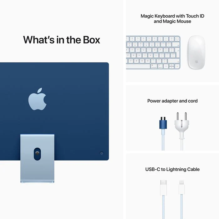 Apple iMac M3 All-in-One Desktop Computer - M3 Chip, 8-Core CPU, 10-Core GPU, 8GB RAM, 512GB SSD, 24" Retina Display, MacOS Sonoma 14 (MQRR3LL/A) - Image 5
