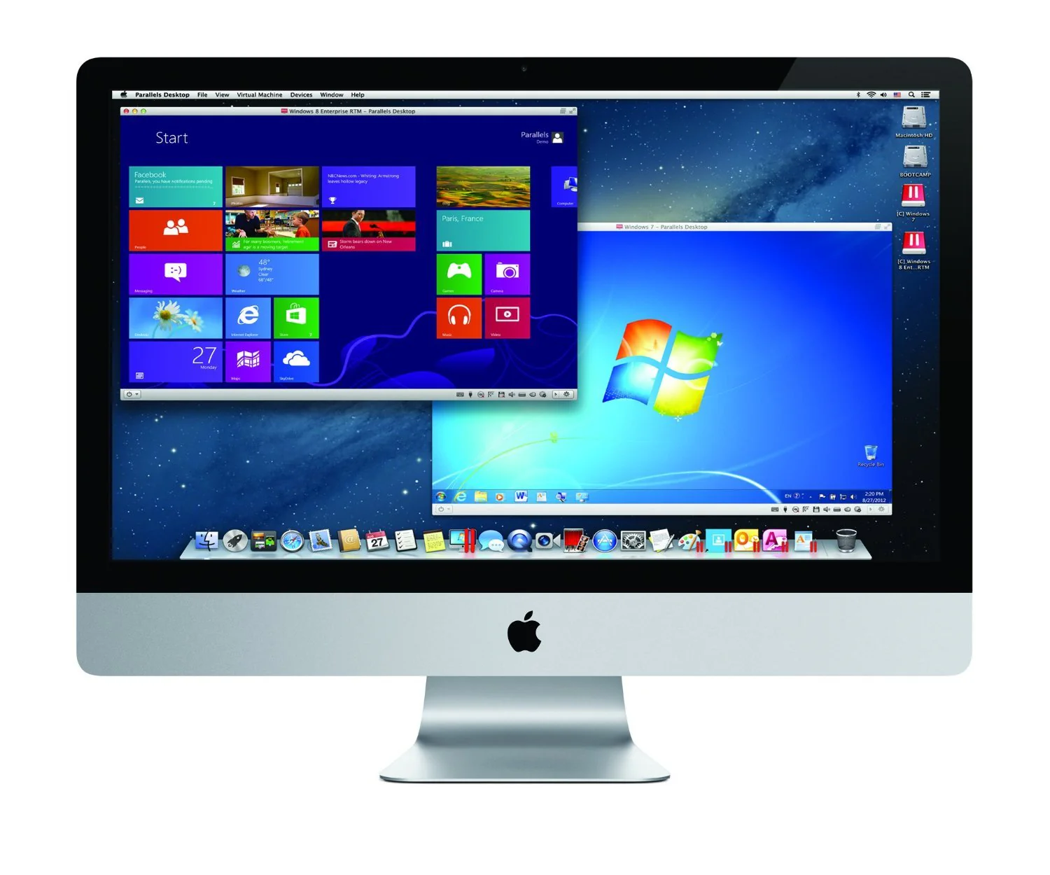 Apple iMac MMQA2B/A 21.5 inches LED All-in-One Desktop PC - Intel Core i5 2.3 GHz, 8 GB RAM, 1 GB HDD, Intel Iris Plus Graphics 640, macOS Sierra - Image 3