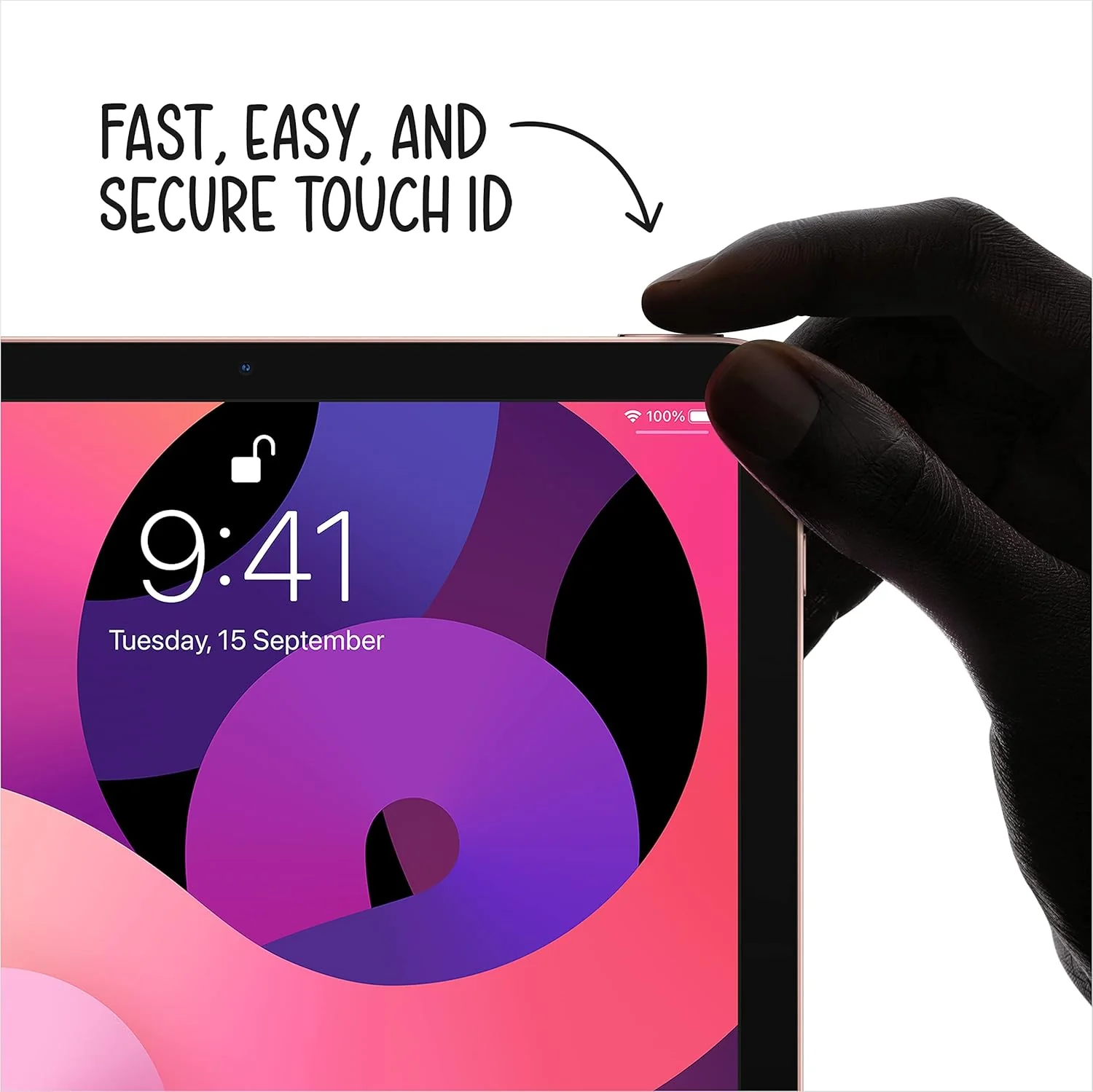 Apple iPad Air 4th Gen Tablet - A14 Bionic Chip, 3GB RAM, 64 GB Storage, 10.9" Screen, Wifi + 4G, iOS (MYGW2AB/A) - Image 3