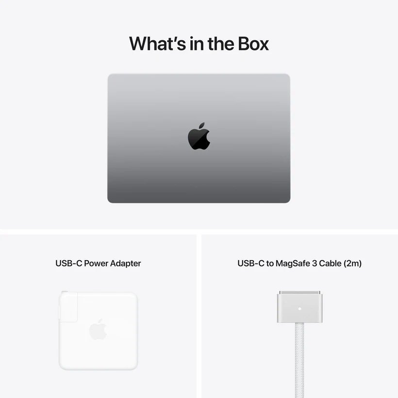 Apple MacBook Pro 14 M1Pro Laptop (MKGT3B/A) - 1TB SSD, 16GB RAM, 14" Inch FHD Display, 1-Year Warranty - Image 5