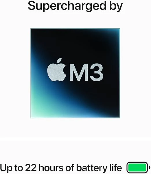 Apple MacBook Pro M3 Chip MTL83LL/A 8 core CPU 10 Core GPU, 8GB RAM, 1TB SSD, 14.2”Inch - Image 3