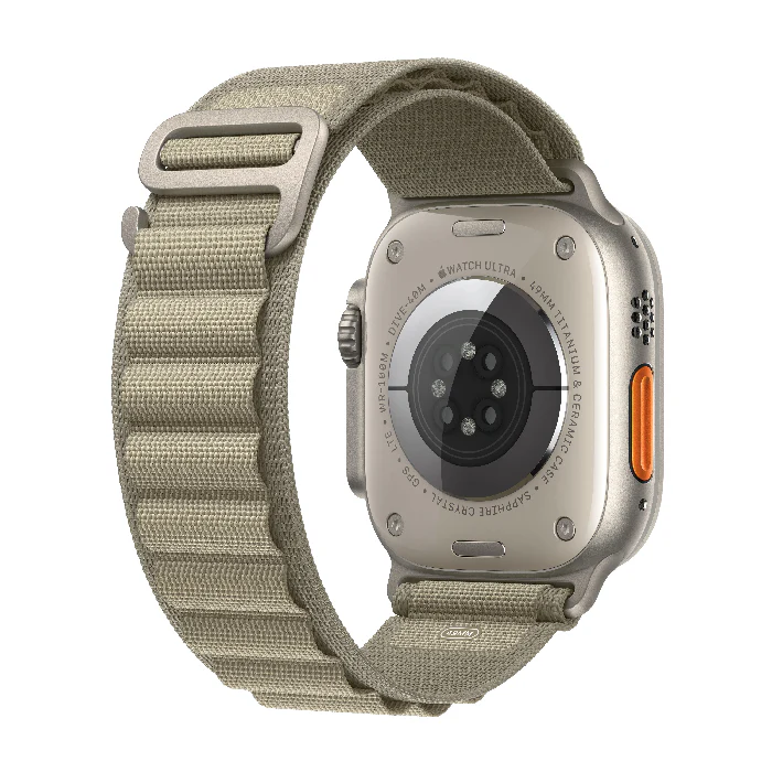 Apple MREX3B/A Ultra 2 GPS + Titanium Case with Olive Alpine Loop Smartwatch - Image 3