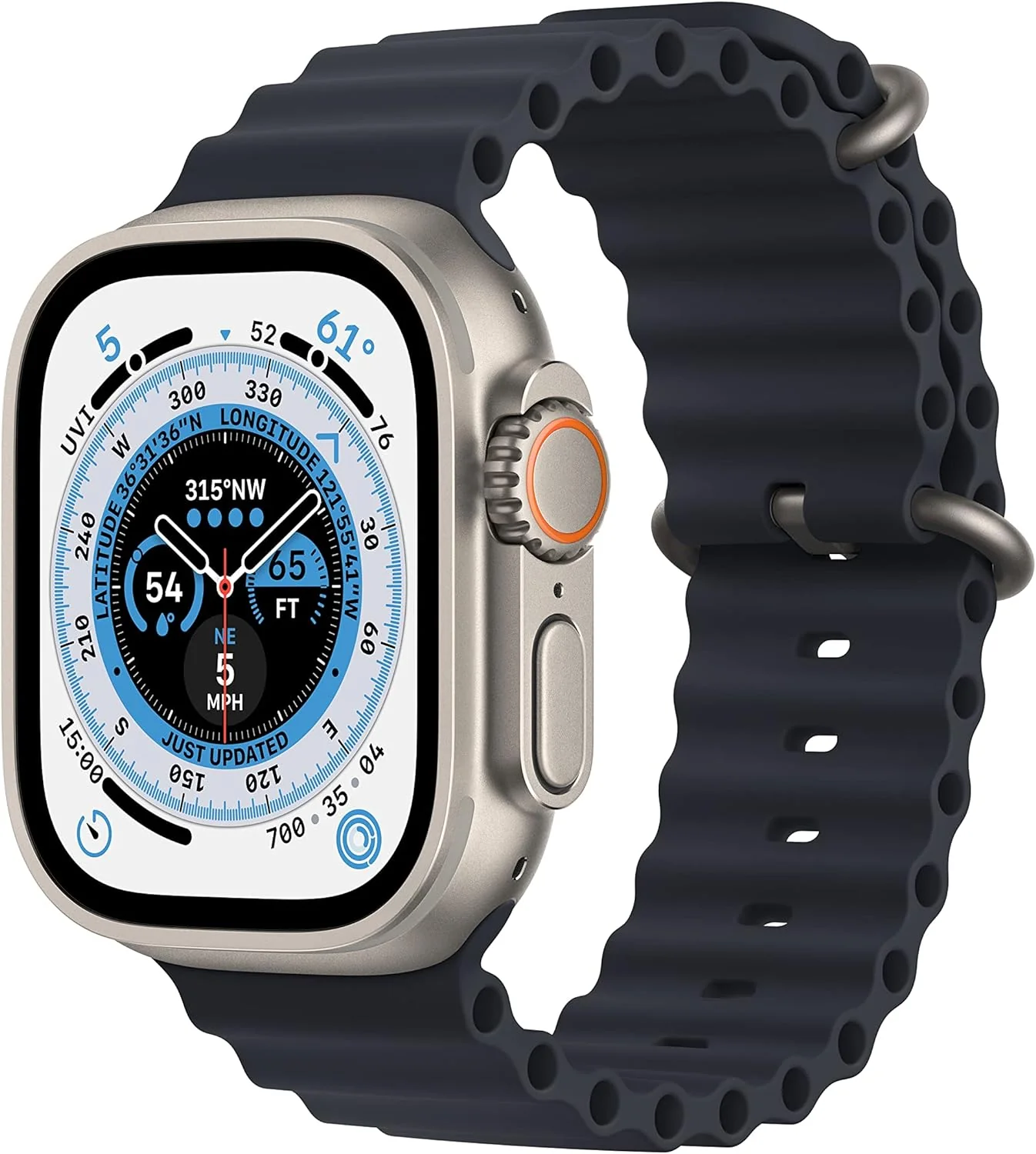 Apple Watch Ultra 49mm Smartwatch - with Fitness Tracker, Precision GPS, Action Button, Extra-Long Battery Life, Brighter Retina Display - Image 2