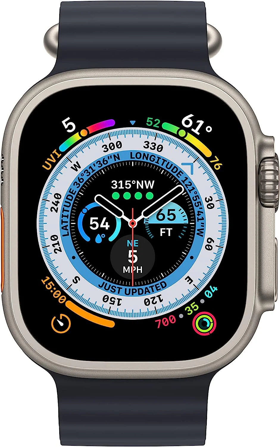 Apple Watch Ultra 49mm Smartwatch - with Fitness Tracker, Precision GPS, Action Button, Extra-Long Battery Life, Brighter Retina Display - Image 4