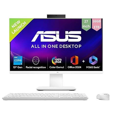 ASUS AIO V470 24” Intel Core i7 13620H Full HD Desktop PC (90PT03W1-M011T0) – Touchscreen Desktop PC for Home & Office Use - Image 3