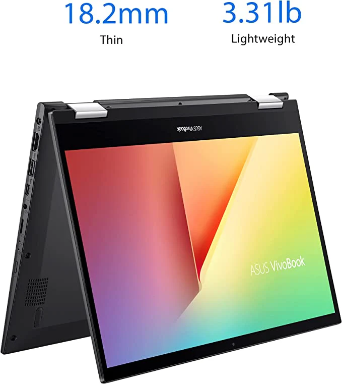 ASUS Vivobook Flip 14 TP470EA-EC476W Laptop (90NB0S01-M00F50) - Intel Core i5, 11th Gen 1135G7, 256GB SSD, 8GB RAM, 14" Inch FHD Display Touch Screen, Win 11 Home, 1-Year Warranty - Image 5