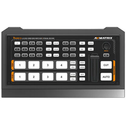 AVMATRIX Shark S4 4-Channel 3G-SDI/HDMI Video Switcher – Enables seamless multi-camera switching for smooth and professional live video production - Image 4