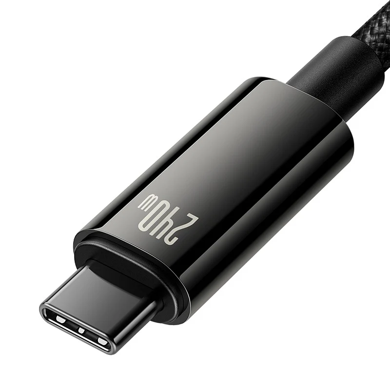 Baseus CAWJ040201 Fast Charging Data Cable 3m 240W Tungsten Gold Type-C to Type-C - Image 3