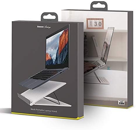 Baseus Let’s Go Mesh Portable Laptop Stand 15 Inch (SUDD-2G)-Adjustable Foldable Anti-Skid Laptop Stand Holder - Image 2