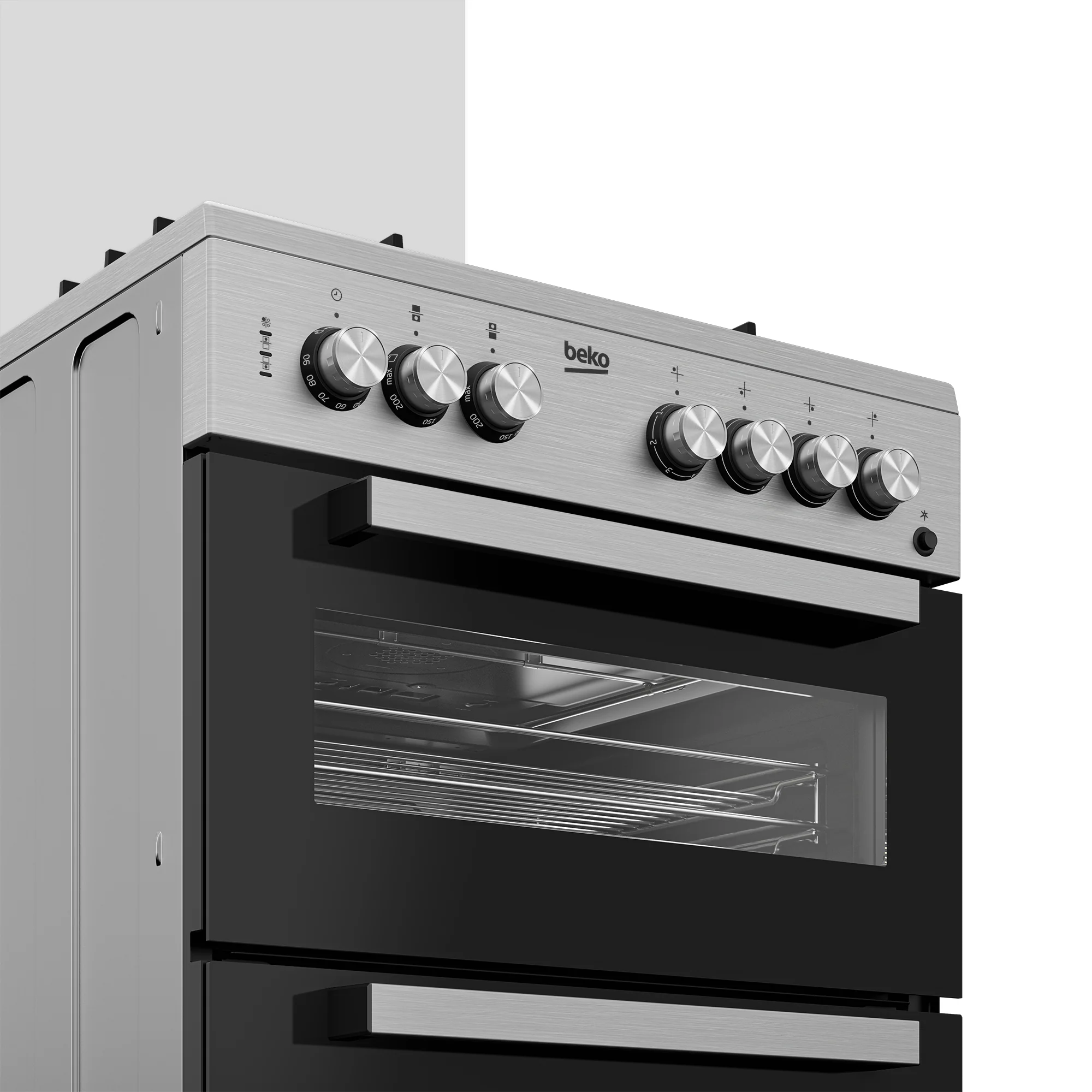 Beko FDF63110DXSL 3 in 1  Freestanding 60*60 Fan Heating with Grill Gas Cooker - Image 3