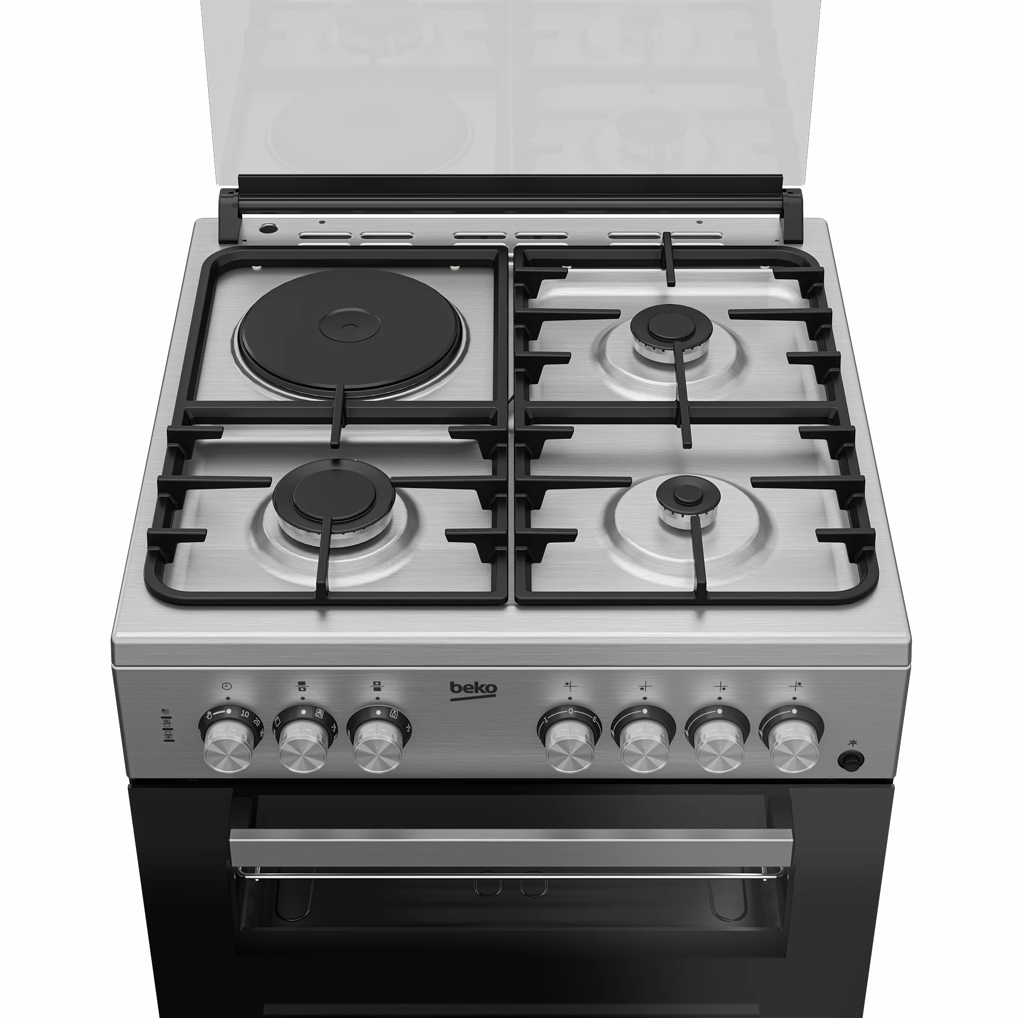 Beko FDF63110DXSL 3 in 1  Freestanding 60*60 Fan Heating with Grill Gas Cooker - Image 4