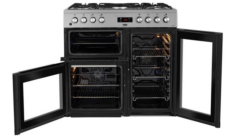 Beko KDVF90X 5-burners 90cm Freestanding Fan Heating No Grill Gas Cooker - Image 3