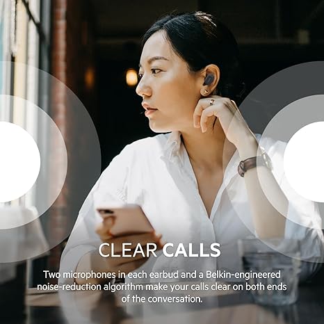 Belkin AUC005BTBK Soundform Play True Wireless Earbuds, Wireless Earphones - Image 4