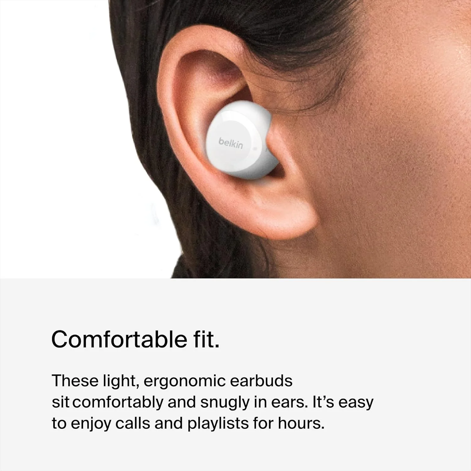 Belkin AUC009btWH SoundForm Bolt True Wireless Earbuds, Wireless earphones - Image 5