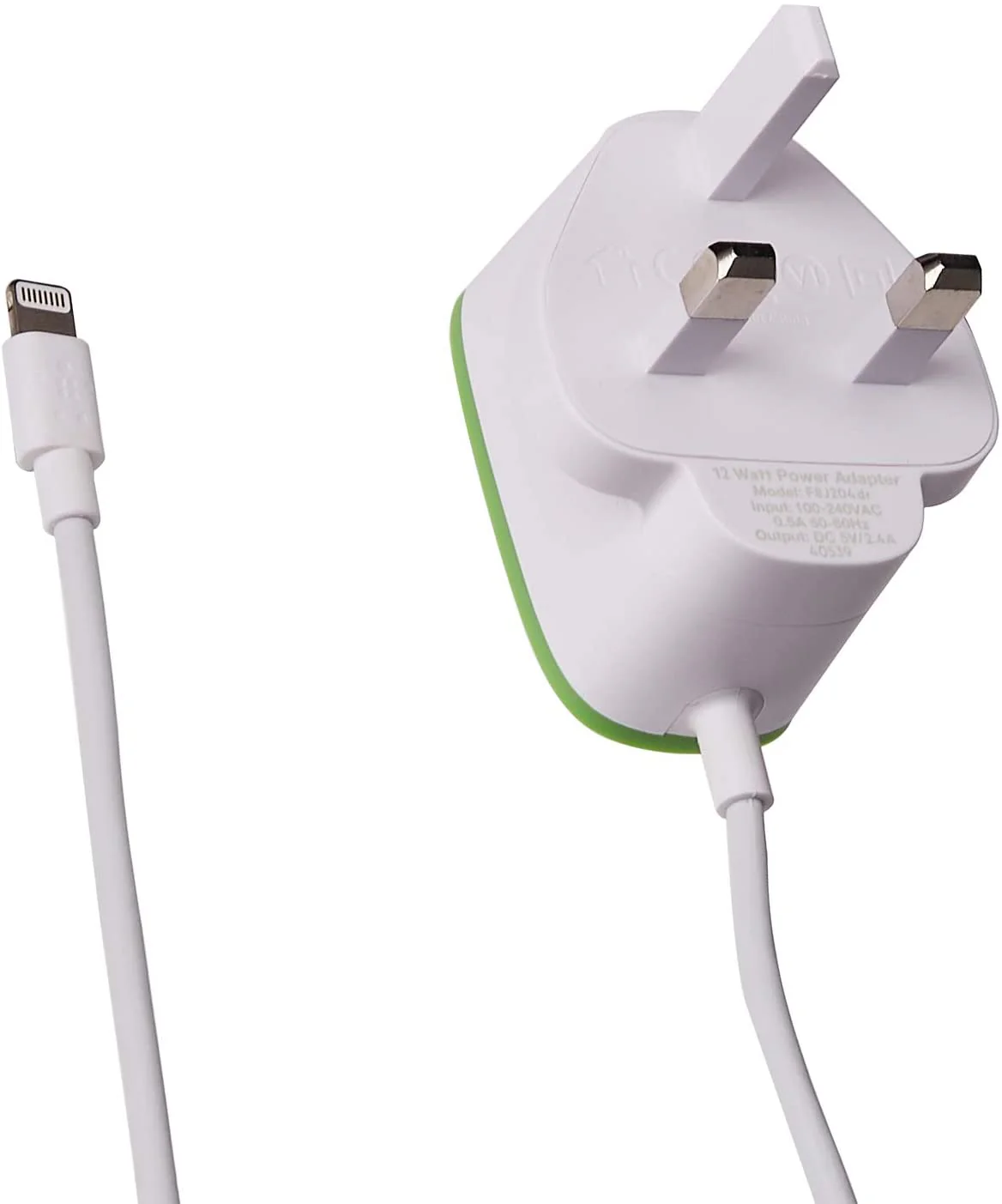 Belkin Home Charger With Lightning Cable - 1.8 Meter (F8J204DR06) - White - Image 2
