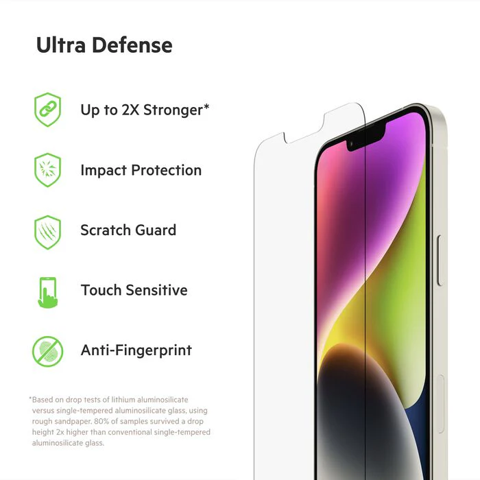 Belkin OVA068ZZ Tempered Glass Treated Screen Protector For Iphone 13 Mini - Image 2