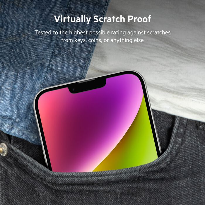 Belkin OVA068ZZ Tempered Glass Treated Screen Protector For Iphone 13 Mini - Image 4