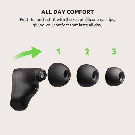 Belkin PAC002BTBK-GR Sounform True Wireless Stem Earbuds With Wireless Charging - Image 7