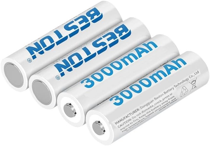 Beston 4PCS AA 3000mAh Rechargeable Battery - Image 3
