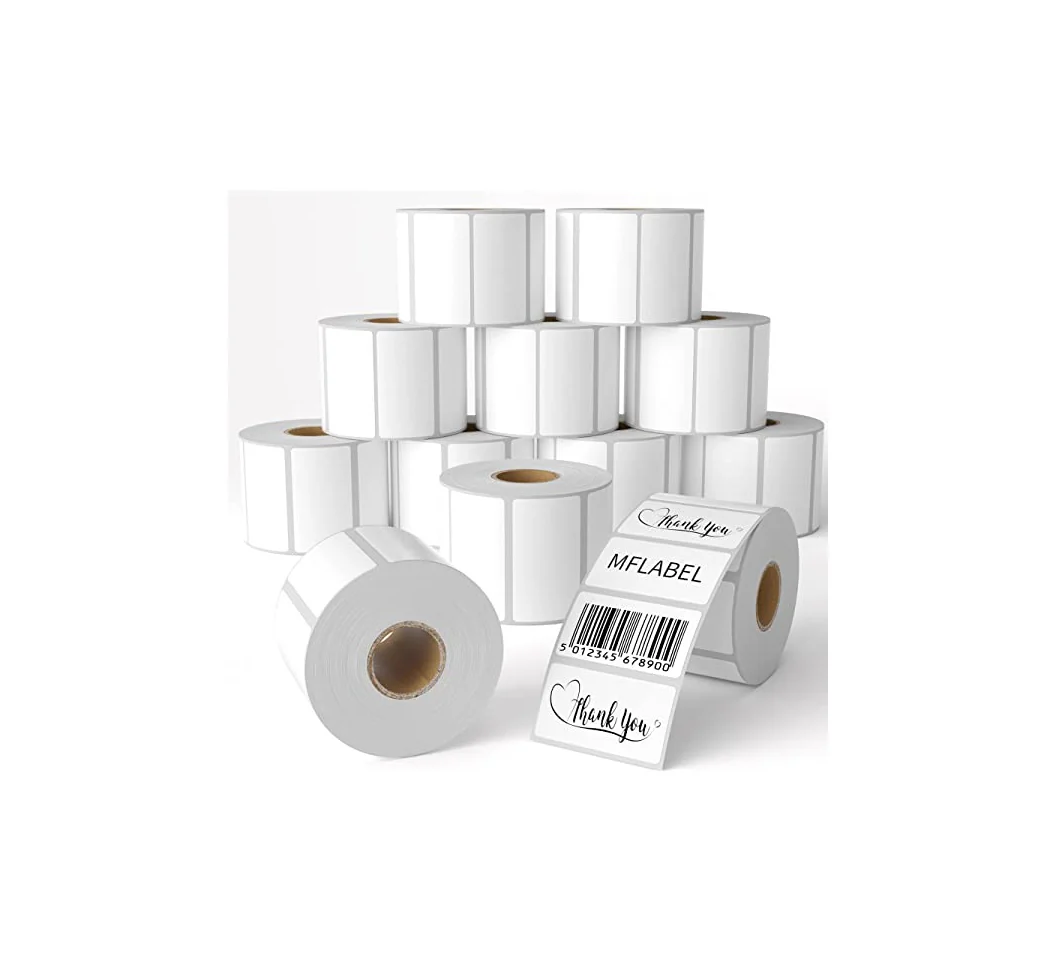 Bixolon 1" x1" (27mm x27mm) Thermal Labels 2 across 5000 labels per roll