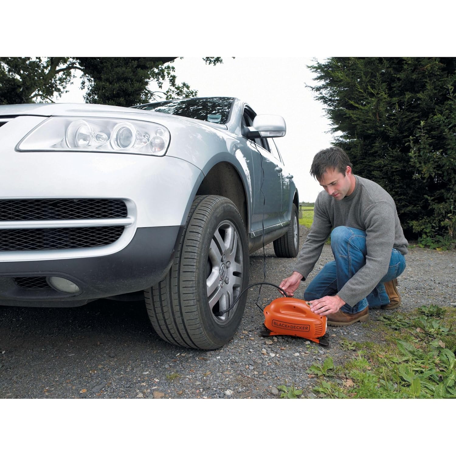 Black+Decker ASI200-XJ 120PSI Air Inflator – Portable Car & Bike Tire Pump, Fast Inflation - Image 6